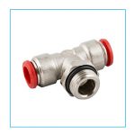 T orientabile maschio cilindrico metallo con spintore