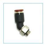 Curva 45° cilindrica plastica