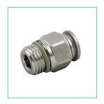 diritto automatico maschio cilindrico INOX